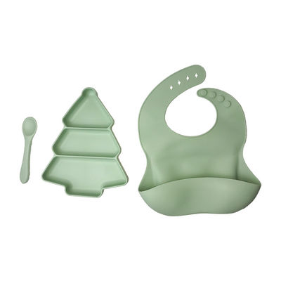kaufen Freier Saugfütterungssatz des Baby-Silikon-Platten-und Schellfisch-3 der PC-BPA besonders angefertigt online manufacture