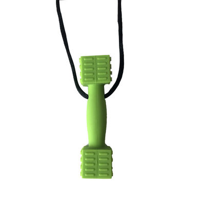 kaufen Hammer-Form-Silikon-Baby Teether-Nahrungsmittelgrad-weiches Säuglingskauen Toy With Thread online manufacture