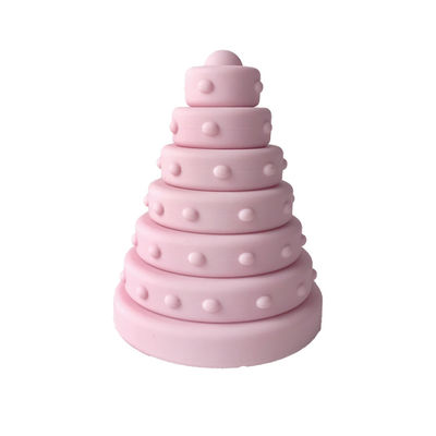 kaufen Das bleifreie Silikon, das Toy Food Grade Early Learning stapelt, spielt für Kinder online manufacture