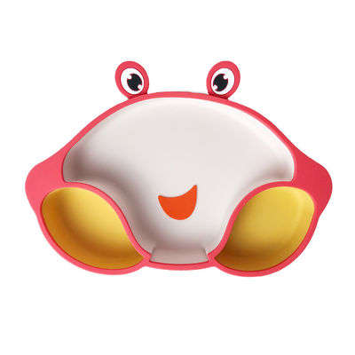 kaufen Nahrungsmittelüberziehen FÜTTERUNGSsilikon-Baby Tray Crab Shape Suction Placemat freundliches Eco online manufacture