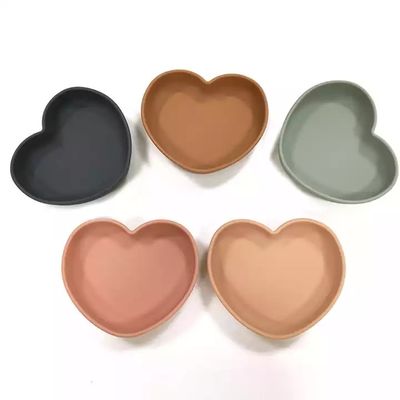 kaufen Baby-einziehende gesetzte Platte für Frucht-Fabrikpreis kundengebundenes Herz formen freies Bpa online manufacture