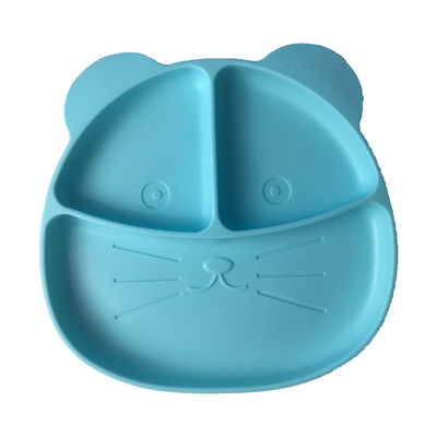 kaufen Silikon-Baby-Tray Customized Cat Shape High-Qualitäts-Nahrungsmittelgrad online manufacture