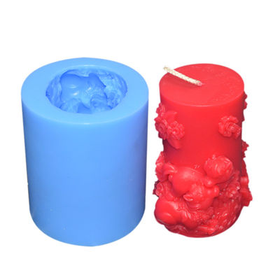 kaufen Kundengebundene Formen der Silikon-Kerzen-Form-stützbare Wegwerf-Kerzen-3D online manufacture