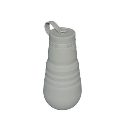 kaufen Sport Grey Silicone Collapsible Drinking Bottles im Freien, der Flasche des Wasser-500ml faltet online manufacture