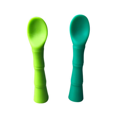 kaufen Einfache Baby-Silikon-Produkt-Bambuslöffel BPA freie fertigte Größen besonders an online manufacture