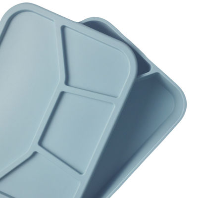 kaufen Kinder nicht toxischer Silikon-Baby-Fütterungs-Set BPA-freie Silikon-Bento-Box online manufacture