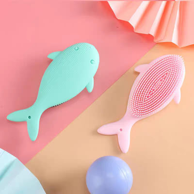 kaufen MHC Silikon-Badebürste Set Körper Baby-Badprodukte Süße Gesichtsreinigung Haare Rückenschrubber für die Dusche online manufacture