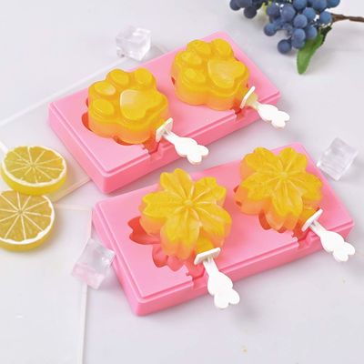 kaufen Dauerhafte MHC-Kirschblüten-Silikon-Eisformformen mit Abdeckung für Kinder online manufacture