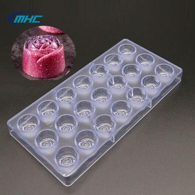 kaufen MHC-Polycarbonat-Rosenblüten-Schokoladen-Formen in Vorräten FDA-Genehmigung online manufacture