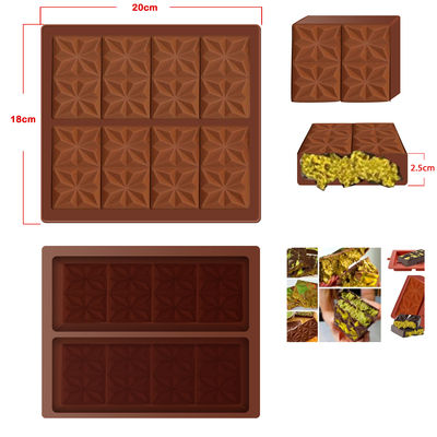 kaufen MHC Custom Deep Small Dubai Schokoladen Silikon Form, Dubai Schokoladen Bar Silikon Form online manufacture