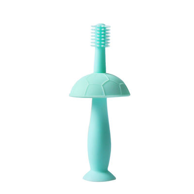 Baby Teether-Silikon-Fabrikpreis 360 Grad-Reinigungskinderzahnbürsten-Form