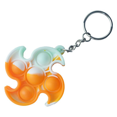 Toy Stress Relief Keychain Bubble-Knall-Unruhe-Spielzeug der Windmühlen-Kinder pädagogisches