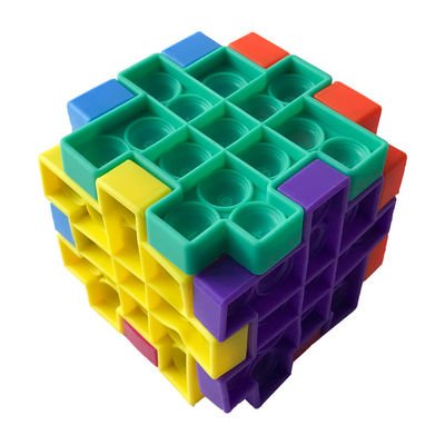 pädagogischer Toy Poppit Infinity Cube Fidget Toy Customized Color der Kinder 3D