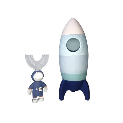 Silikon-Baby-Rocket Toy Teeth Brush Decoration Customized-Farbe