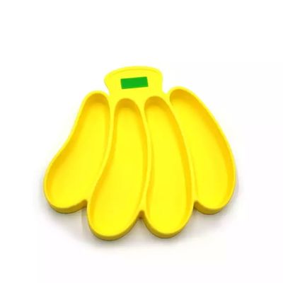 Moderne Banane formte freies Silikon-Baby-Tray Suction Self Feeding-BPA besonders angefertigt