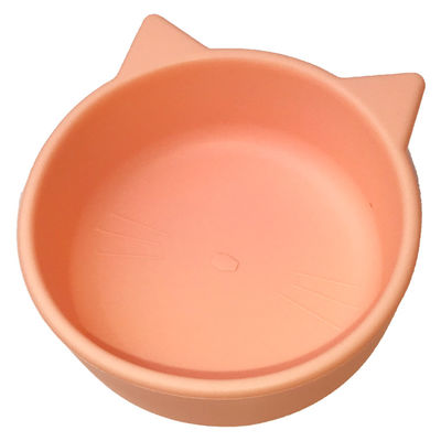 Kindersaugfressnapf-Silikon Cat Shaped Food Bowls Customized