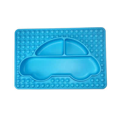 Freie geteilte große Teller der Auto-Form-Silikon-Baby-Saugplatten-BPA