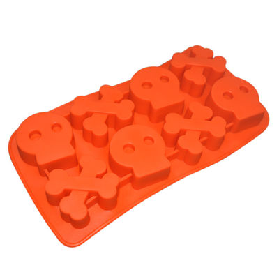 Orange Fondant-Silikon-Kuchen-Form fertigte die Größen besonders an, die für die Verzierung stützbar sind