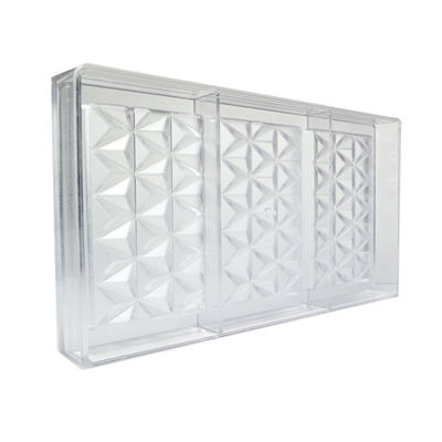 Handgemachte kundenspezifische Schokolade formt transparente Polycarbonats-Schokoladen-Form