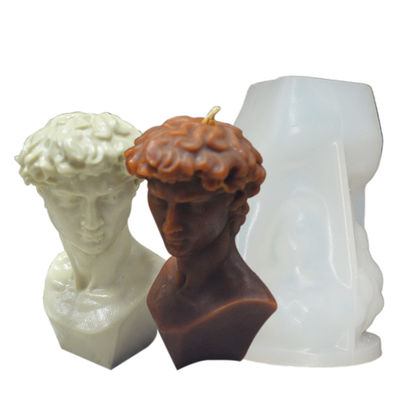 Haften handgemachte 3D DIY Kerzen-Formen David Figure Silicone Candle Molds nicht