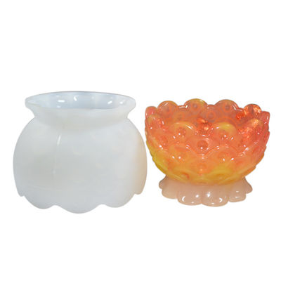 Stützbares Harz-Epoxidsilikon formt Diy handgemachte Lotus Shape Bowl