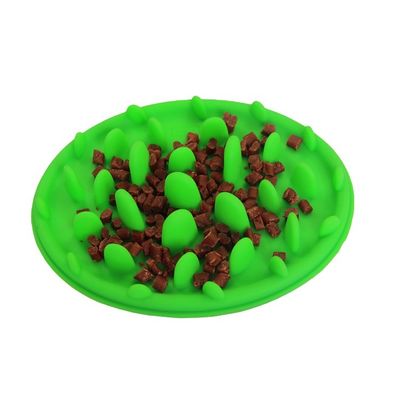 Silikon-langsame Zufuhr-Hundeschüssel stützbare langsame essende Cat Bowl Waterproof