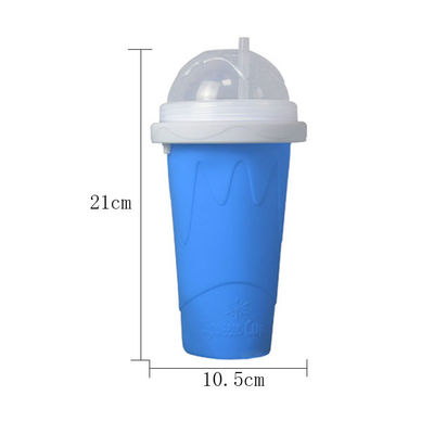 Silikon-Eiscreme-Behälter Smoothie-Schale im Freien besonders angefertigt mit Deckel