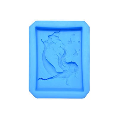 Handgemachtes 3d Modell Silikon-Backen-Geräte Diy Mermaid Shaped Logo Molds Silicone Fondant