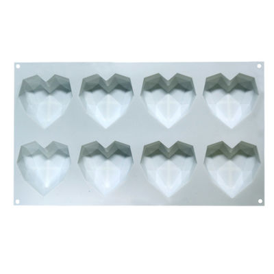 Herz formen Form des Kuchen-3d besonders anfertigte Nahrungsmittelgrad handgemachtes Diy