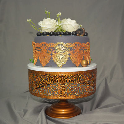 Selbst gemachtes Silikon-backende Geräte auf Lager Fondant-Spitze-Formen für die Kuchen-Verzierung