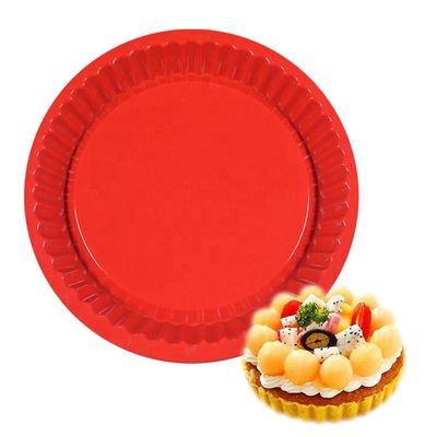 4-9 haften Zoll nicht Mikrowellen-sichere Gummisilikon-Pizza Pan Food Grade