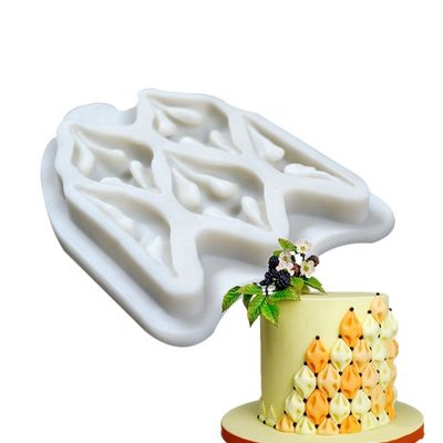 Silikon-Formen des Nahrungsmittelgrad-3d, Diy-Kuchen, der Fondant-Formen verziert
