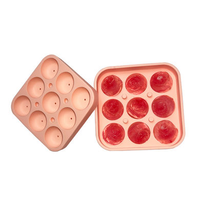 Stützbarer Hohlraum 9 Silikon-kleiner Rose Shaped Ice Cubes Makers 1,2 Zoll