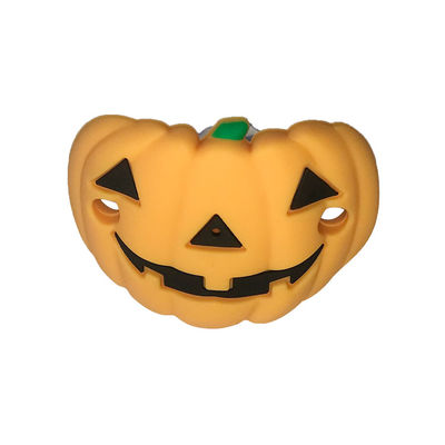 Stromlinienförmiger Silikon-Baby-Friedensstifter-Halloween-Kürbis formen Nahrungsmittelgrad-Attrappen