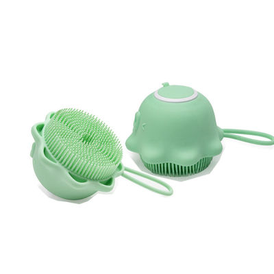 Antibakterieller Baby-Silikon-Produkt-Schmierseife-Speicher-Duschkörper-Wäscher