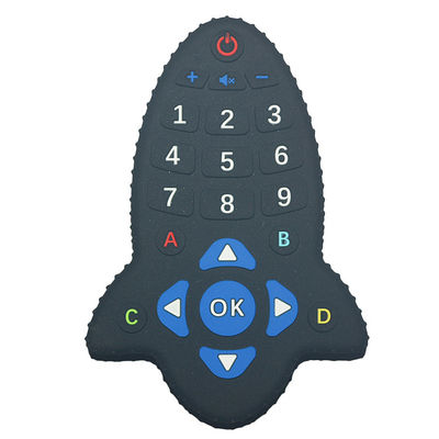 Geformtes MHC-Silikon-Baby Teether Fernsteuerungs für Kauen-Spielwaren