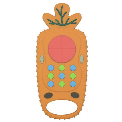 Silikon-Gebiss-Karotte Fernsteuerungs-Baby-Spielzeug Teether MHC