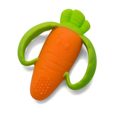 MHC-Silikon-Baby Teether, Karotten-Kindersilikon spielt kundenspezifisches