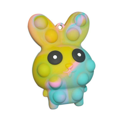 Easter Egg Bunny Pop It Toy, Klemmaugen-aufprallender weicher Silikon-Knall, den es spielt