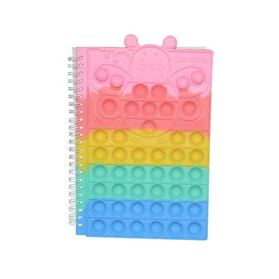 Silikon-Bienen knallen Abdeckung zurück zu Schulunruhe Toy Notebook, den A5 gewundene Blasen lösen