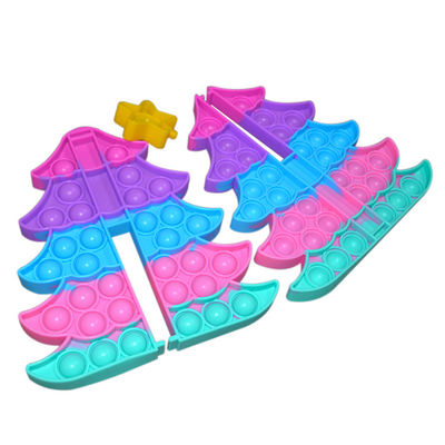 beunruhigen großer Färbungs-Weihnachtsbaum der Bindungs-3D Toy Cute Anxiety Popper Game-Geschenk für Kind