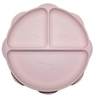 Freundliche BPA freie geteilte Saugplatte MHC-Geschirr-Silikon-Baby-Platte Eco