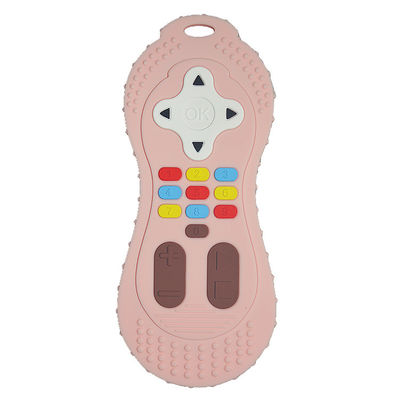Kundenspezifisches Kauen-Spielzeug Farbsilikon Teether Toy Remote Control Shape Silicone