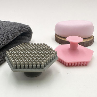Umweltfreundliche Silikon-Babybürste für eine sanfte und effektive Reinigung in ovaler Form