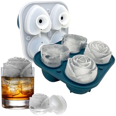 Kuchenwerkzeuge Typ Formen Anpassung Karton Größe Blume Eiswürfel Schalen mit Deckel und Behälter