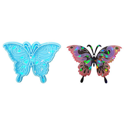 3D-Holographische Silikonform für MHC-Harz-Kunstdekor Schmetterlings-Schlüsselketten