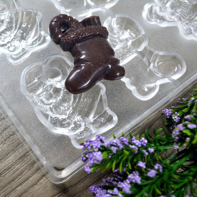 Handgefertigte 3D-Form-Polycarbonat 3D-Schokoladenstange Formen für Küche und Restaurant