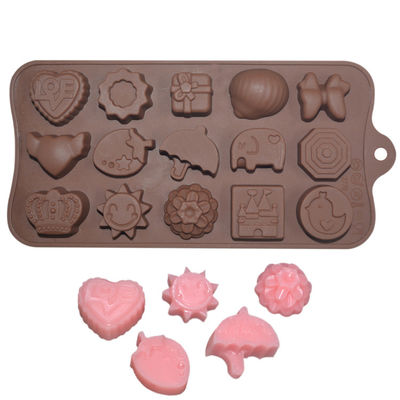 MHC Custom Pour Schokolade Silikon Schokolade Schimmel Süße Zeichentrickfilmform für einfache Reinigung Kuchenwerkzeuge