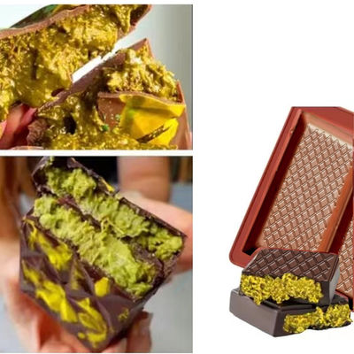 MHC Weihnachtsschokoladenform für geometrische große Bar Tiefe neue Silizium-förmige Formen Schokoladenform Dubai