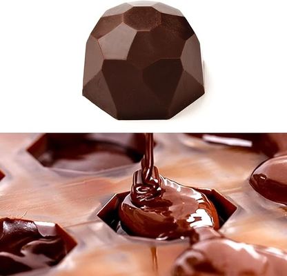 MHC Harter Kunststoff Kleiner Schokoladenkuchenpilz Bpa-freies Lebensmittel Silicone